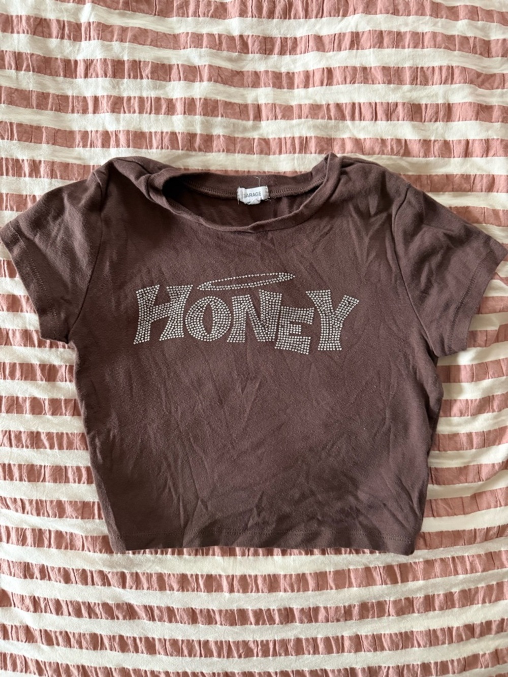 Garage honey brown tee